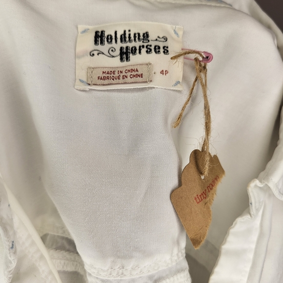NWT Anthropologie | Holding Horses button-down shirt size 4P - Picture 3 of 5